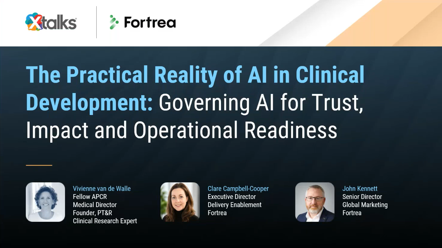 The Practical Reality of AI in Clinical Development: Governing AI for Trust, Impact and Operational Readiness